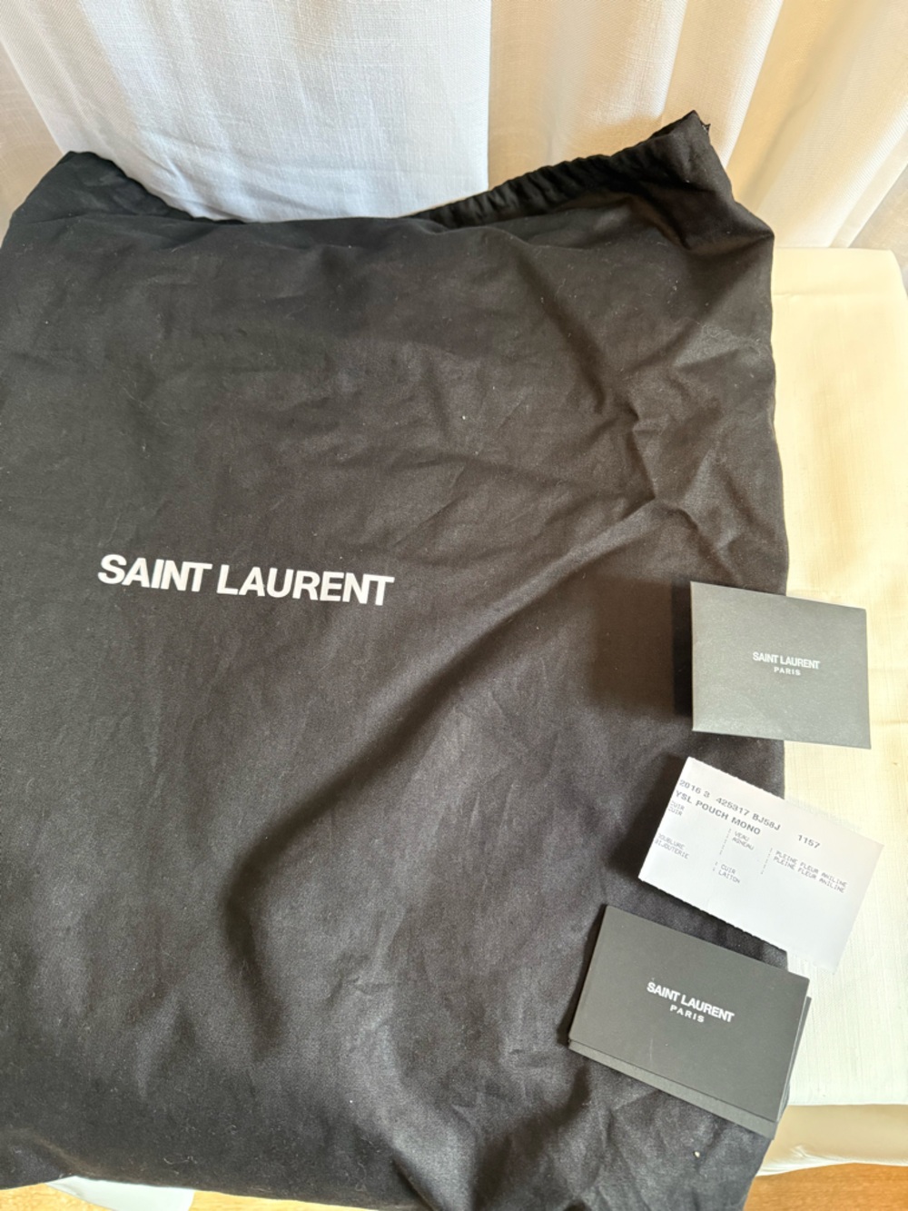 YSL rafia caged tote - new, never used. - Picture 11 of 13